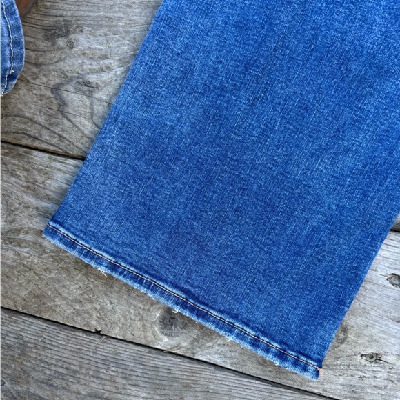 American Eagle High-Rise Skinny Kick Jeans Denim size 14 short NWT stretch - Picture 5 of 6